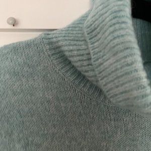 Soft turtle neck sweater dress